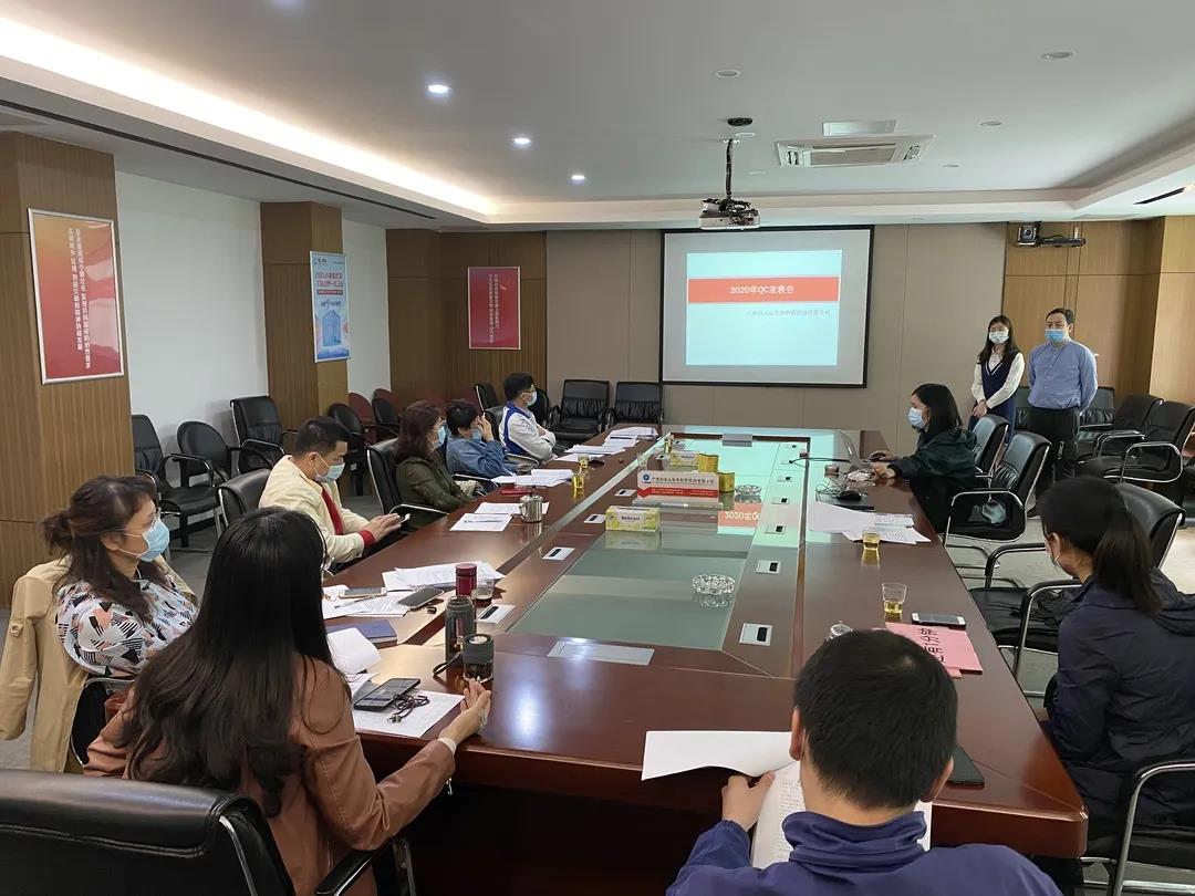 银河国际公司召开2020年QC效果揭晓会
